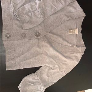 Route 66 - 1/2 Bell Sleeve Button Up Sweatshirt